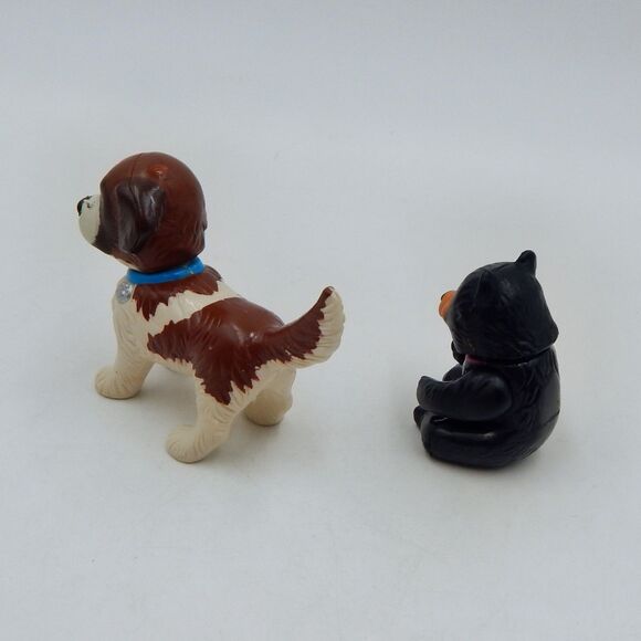 Littlest Pet Shop Zoo Honey Bear Beethoven Dog Bobblehead Figures Only Loose LPS - Picture 4 of 8